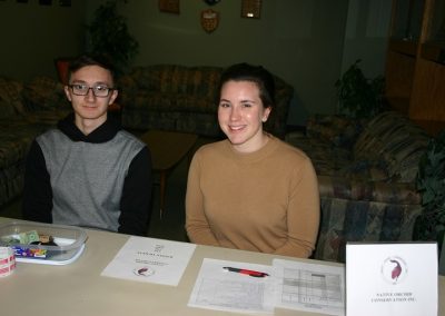 Eric & Claire at raffle table